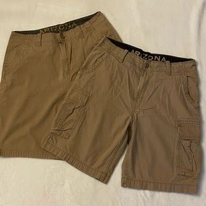 Arizona Khaki Shorts, Size 34